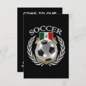 Mexico-Voettuig 2016 Kaart (Voorkant / Achterkant)