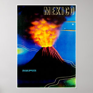Mexico ~ Volcan Paricutin Poster