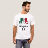 Mexico vs World Bold Design T-shirt (Voorkant volledig)