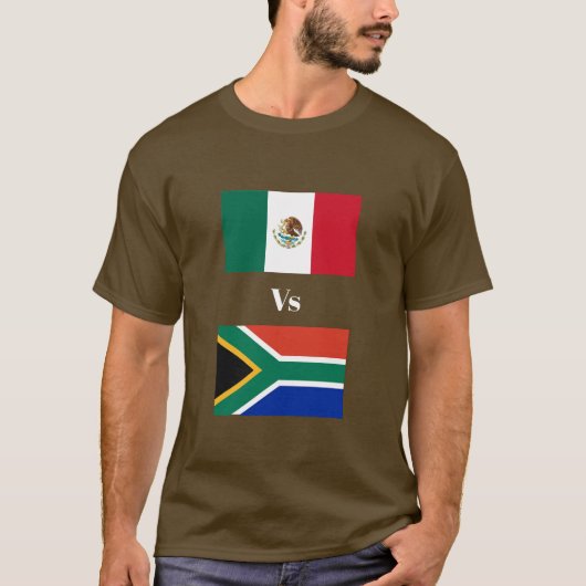 Mexico Vs Zuid-Afrika T-Shirt (Voorkant)