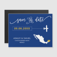 Mexico Wedding Save the Date Kaart, Kaart