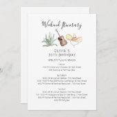 Mexico Weekend Verjaardag Uitnodiging (Voorkant / Achterkant)