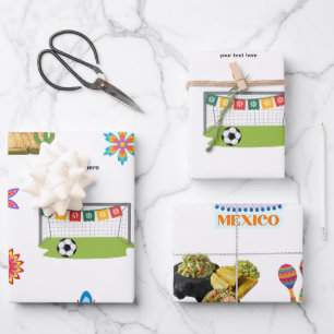 Mexico - WK voetbal FIFA Inpakpapier Vel