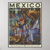 Mexico Xochimilco Poster (Voorkant)