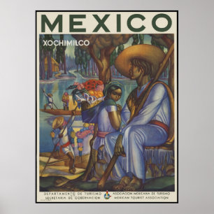 Mexico Xochimilco Poster