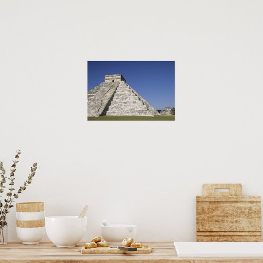 Mexico, Yucatan, Chichen Itza, El Castillo Poster (Keuken)