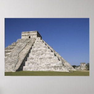 Mexico, Yucatan, Chichen Itza, El Castillo Poster