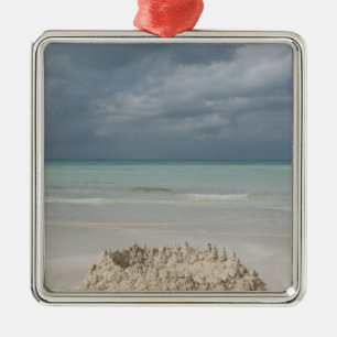 Mexico, Yucatan, Isla Mujeres Eiland van Metalen Ornament