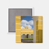Mexico, Yucatan, Izamal. Franciscan Convent 2 Magneet (Voorkant / Achterkant)
