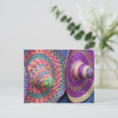 Mexico, Yucatan, Merida, traditionele geweven Briefkaart (Staand voorkant)