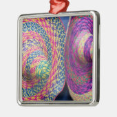 Mexico, Yucatan, Merida, traditionele geweven Metalen Ornament (Links)