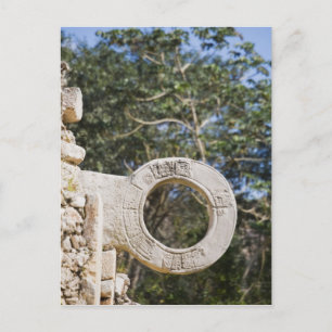 Mexico, Yucatan, Uxmal. Uxmal, een grote Briefkaart