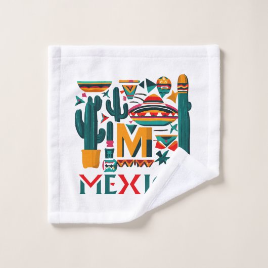 MEXIQUE (Gant de toilette)