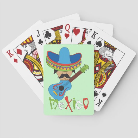 Mexique 2 cartes de jeu Bicycle® (dos)
