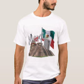 "Mexique" 3D illustration réaliste T-shirt (Devant)
