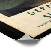 Mexique, affiche de voyage vintage, (Coin)