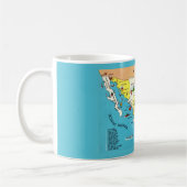 Mexique Carte Mug (Gauche)