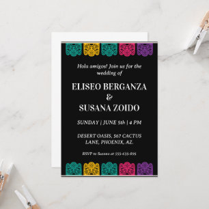 mexique coloré invitation mexicaine mariage