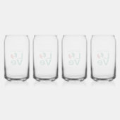 Mexique Drapeau Coeur Vert AMOUR Personnalisé (Dos)