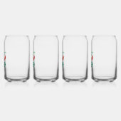 Mexique Drapeau Coeur Vert AMOUR Personnalisé (Gauche)