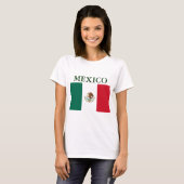 Mexique Drapeau Dames Petite T-shirt (Devant entier)