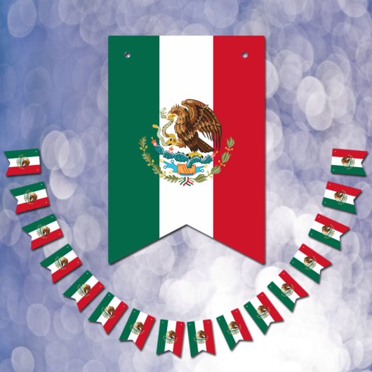 Mexique Drapeau & Parti Bannières mexicaines / Mar