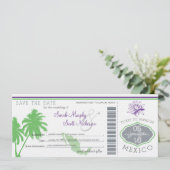 Mexique Enregistrer la date de la carte d'embarque (Debout devant)