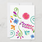 Mexique Faire-part de mariage (Dos)