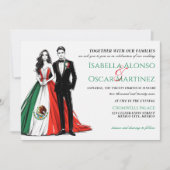 Mexique Faire-part de mariage à deux (Devant)