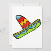 Mexique Fiesta Cinco de Mayo Invitations Blanc (Dos)