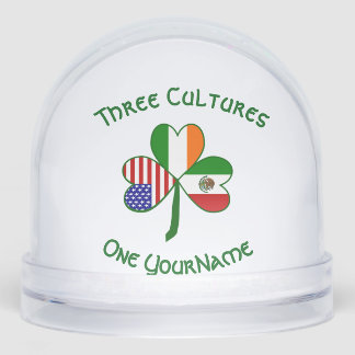 Mexique irlandais drapeaux américains Shamrock per