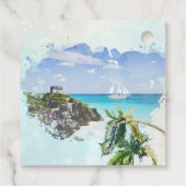 Mexique Mariage Bienvenue étiquettes cadeaux (Dos)