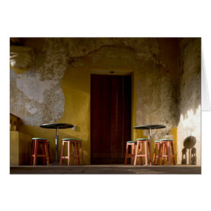 Mexique, Oaxaca, balcon ensoleillé de l'après-midi