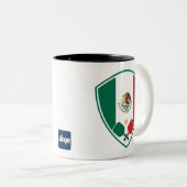 Mexique Pickleball Pride Mug à deux tons (Devant droit)