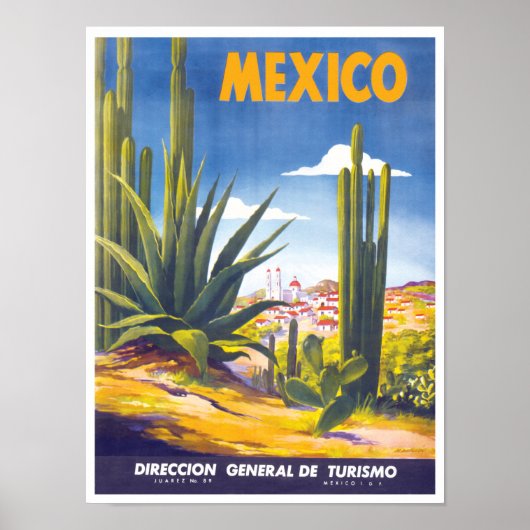 Mexique Poster de voyage 3 (Devant)