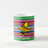 Mexique Sombrero Stripe Mug (Centre)