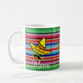 Mexique Sombrero Stripe Mug (Gauche)
