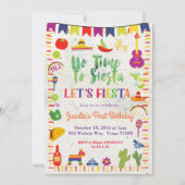 Mexique Taco 1er anniversaire Invitation (Devant)
