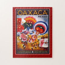 Mexique Travel Poster jigsaw Puzzle