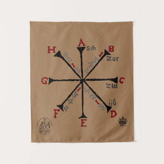 Meyer Square Tapestry Wandkleed (Voorkant)