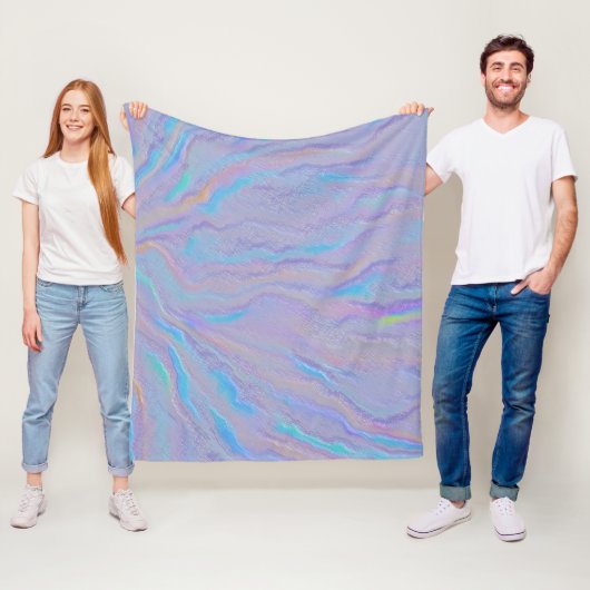 Mezmerizing Iridescent Stone Fleece Deken (In situ)