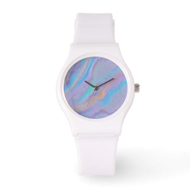 Mezmerizing Iridescent Stone Horloge (Voorkant)