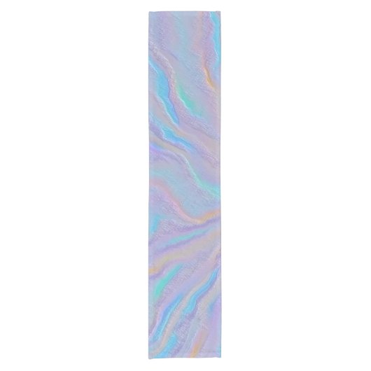 Mezmerizing Iridescent Stone Korte Tafelloper (Voorkant)