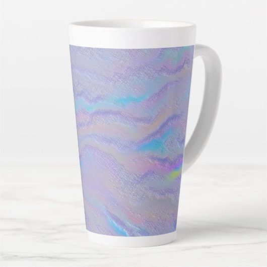 Mezmerizing Iridescent Stone Latte Mok (Rechterhoek)