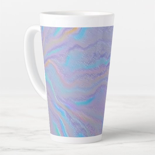 Mezmerizing Iridescent Stone Latte Mok (Linkerhoek)