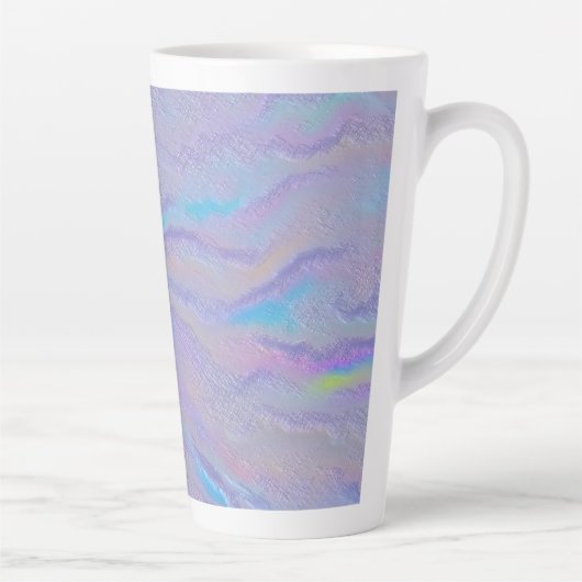 Mezmerizing Iridescent Stone Latte Mok (Rechts)