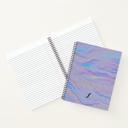 Mezmerizing Iridescent Stone Notitieboek (Binnen)