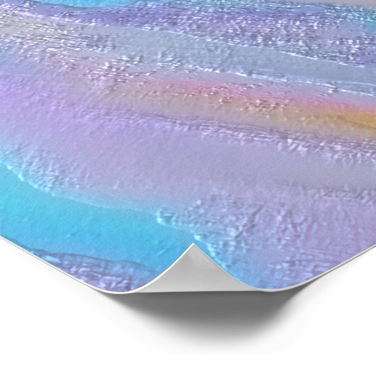 Mezmerizing Iridescent Stone Poster (Hoek)
