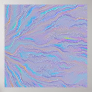 Mezmerizing Iridescent Stone Poster