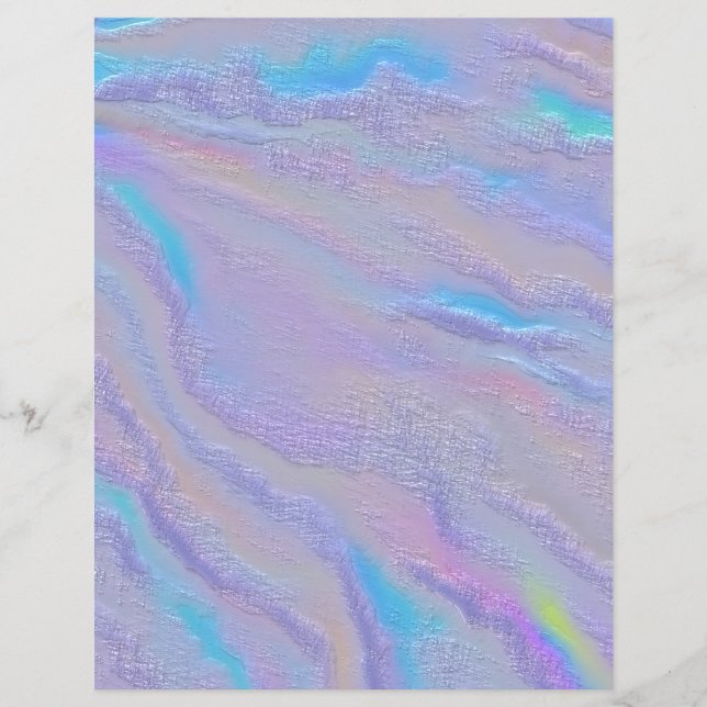 Mezmerizing Iridescent Stone Scrapbook Paper (Voorkant)